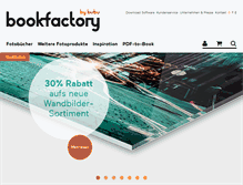 Tablet Screenshot of bookfactory.ch